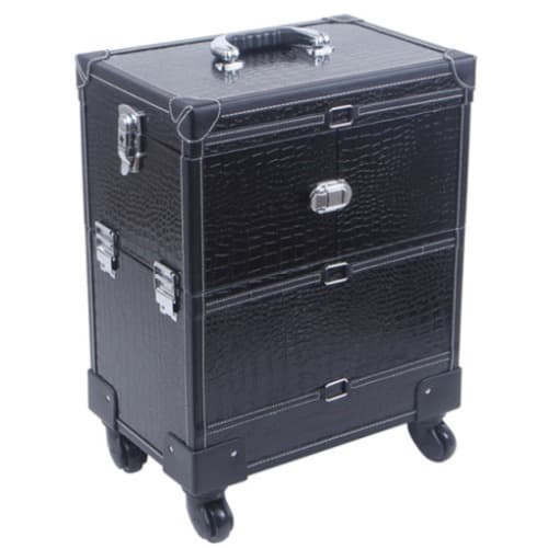 트롤리 메이크업 캐리어 악어