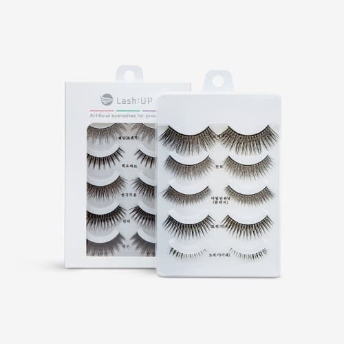 래쉬업 메이크업 연습용 속눈썹 10쌍