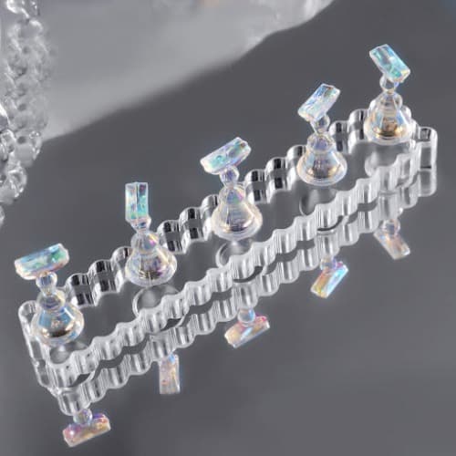 오로라 네일팁 스탠드 껌 세트 네일아트 재료