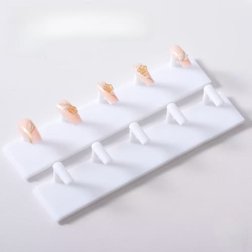 일자 분리형 네일팁 스탠드 거치대 10개입