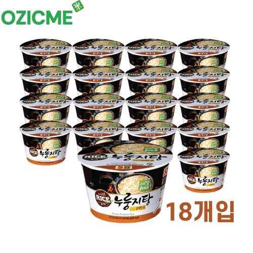 (오직미)구수한 즉석 누룽지탕 60g 컵용기 18개입 누룽지명가 성찬식품