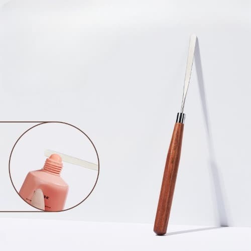 네일 믹서 스파츌라 스푼 젤믹싱 우드 손잡이