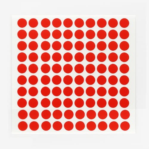 원형 네일 투명 초강력 양면 테이프 유리알 발색