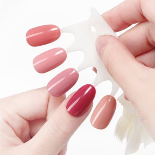 네일 오벌 컬러 발색차트 50개입 셀프 젤네일재료