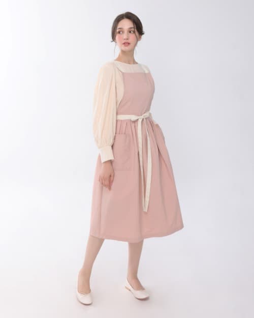 셔링 원피스 SHIRRING ONEPIECE [핑크]