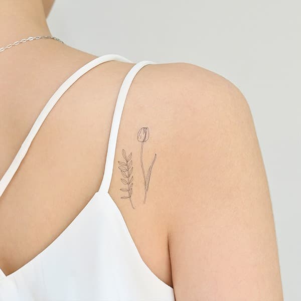 파셋 타투 스티커 012 (라인)