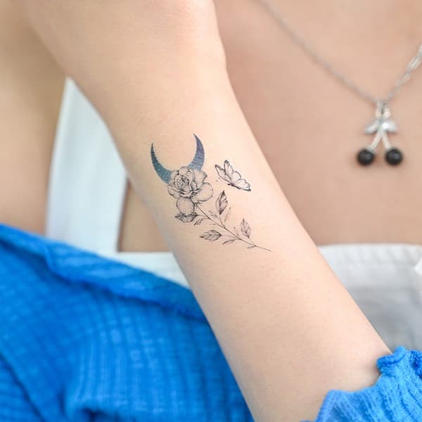 파셋 타투 스티커 014 (라인)