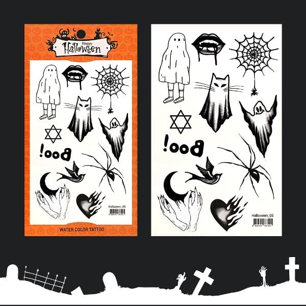 파셋 할로윈 타투 스티커 06