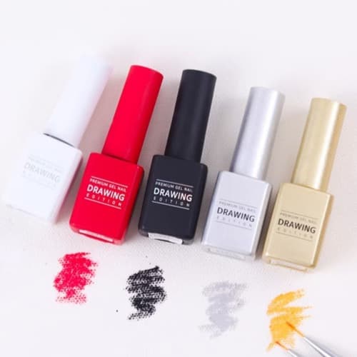 더젤 드로잉 베이직 에디션 화이트,레드,블랙